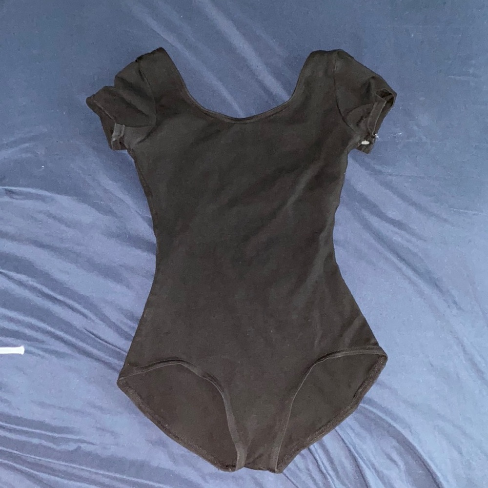 Black Capezio ballet leotard